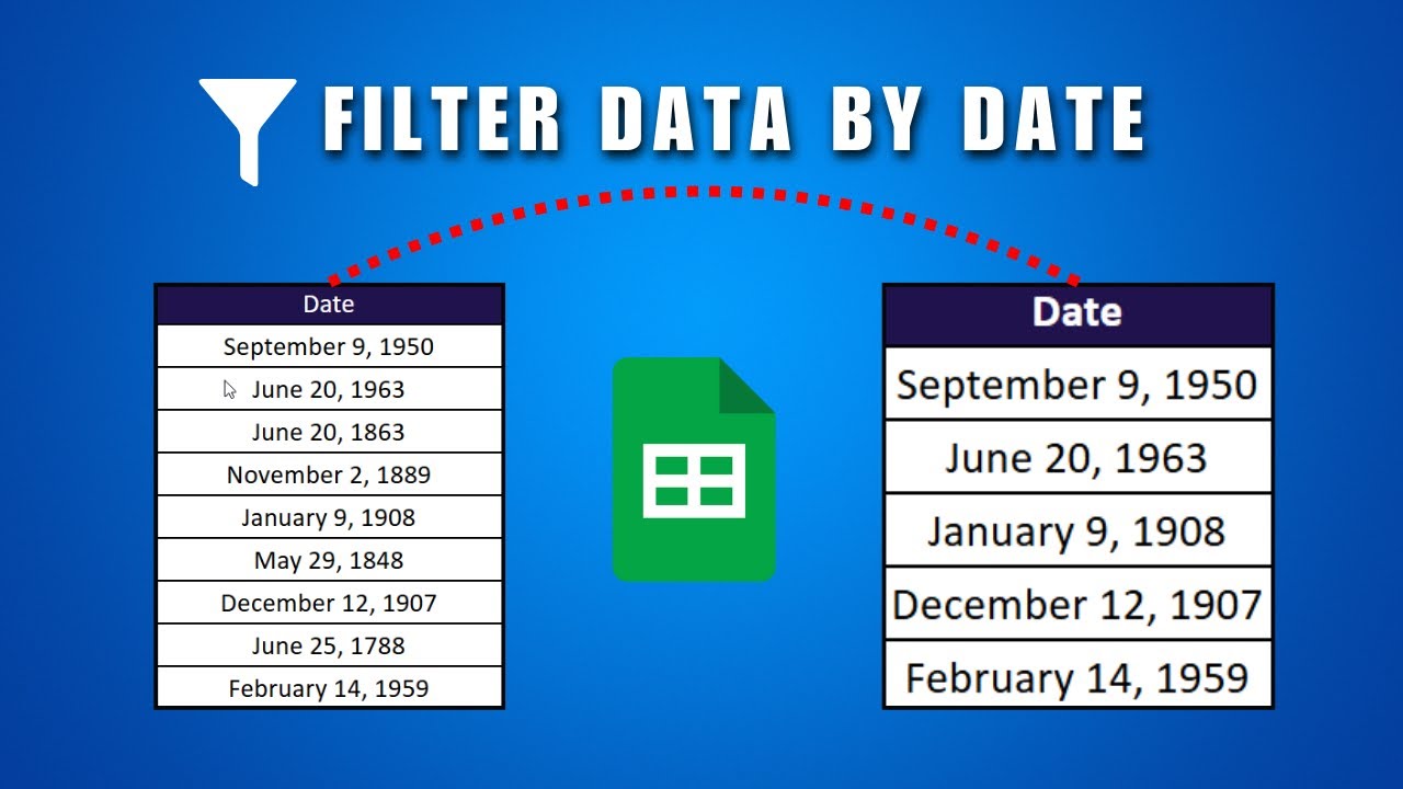 how-to-filter-data-by-date-in-google-sheets-2025-youtube