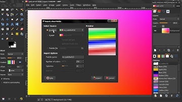 Create Palettes 2 - GIMP Beginners
