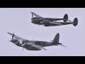 Mosquito and P 38 Fly Together