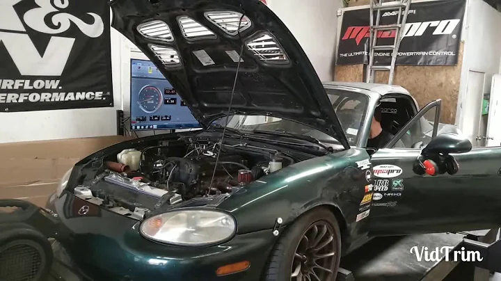 ITB Miata Dyno Run with CBR1000 Throttles