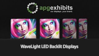 Wavelight LED Trade Show Backlit Displays by APG Exhibits