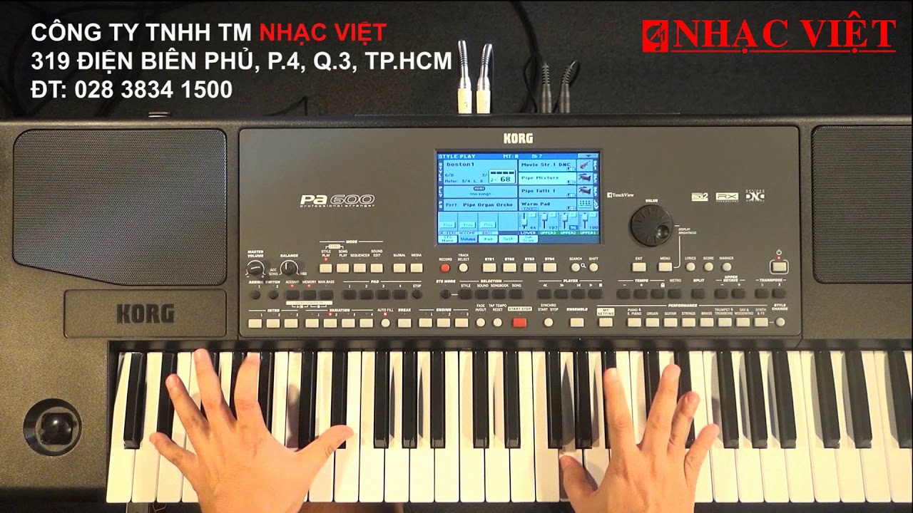 KORG PA600 - Bộ tiếng dành cho Nhà Thờ