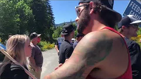 Anger over Fairy Creek protests sprouts up at pro-logging rally on Vancouver Island