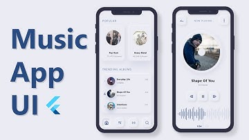 Music Player  App - Flutter UI - SpeedCode