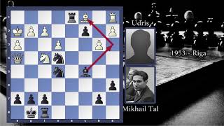 Insane Queen Sacrifice by Mikhail Tal