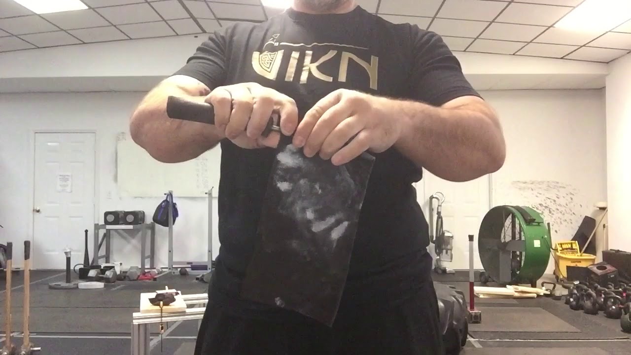 Does VIKN chalk meet the challenge of an Oldetime Strongman?