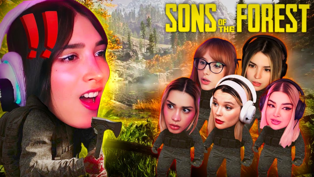 NEZUMI y MAMITAS BELLUM en SONS OF THE FOREST! #1 👀🪓✨