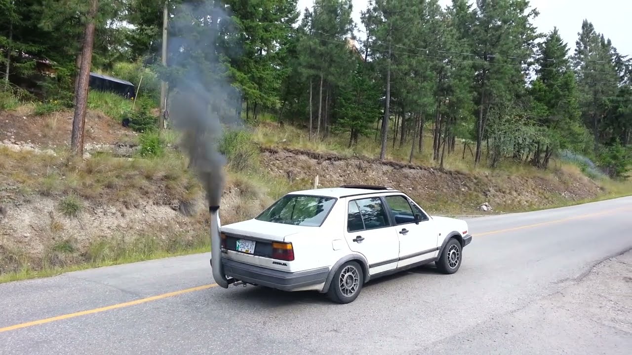 How To Make A Tdi Jetta Roll Coal Jetta with stack rolling coal - YouTube