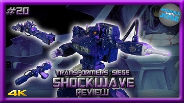 Transformers Siege Shockwave Review No. 20 | 4K