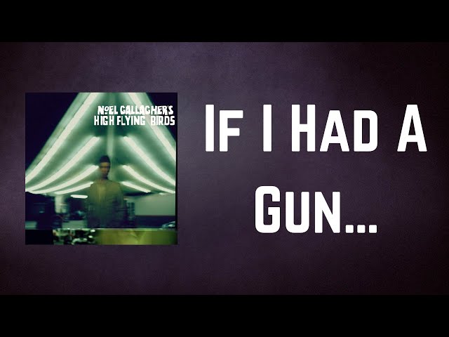 Noel Gallagher's High Flying Birds - If I Had A Gun… (Lyrics) class=