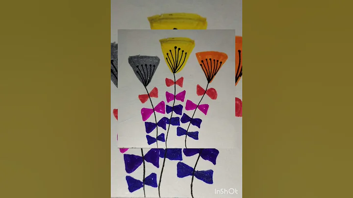 ||pattern art || Easy flower design #patternart #drawingideas #shorts #shortfeed #shortsvideo #craft