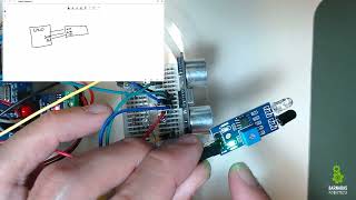 Barnabas Rover: S2E11 - How IR sensors work.  Getting Barnabas Rover To Stop at a line using Arduino