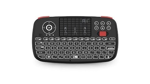 (2019 Upgrade) Rii i4 Mini Bluetooth Keyboard with Touchpad