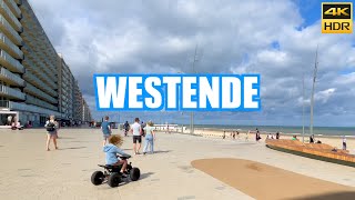 Westende Belgium 🇧🇪 Walking tour ☀️ 4K HDR
