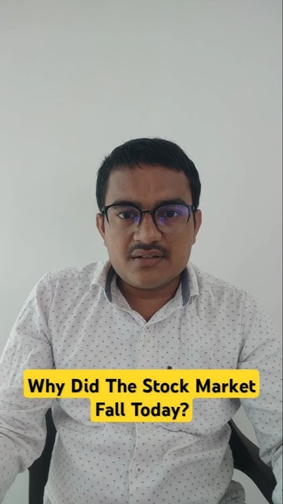 why-did-the-stock-market-fall-today-stockmarket-youtube