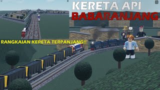 Rangkaian Kereta Terpanjang!! Bikin Rangkaian Babaranjang Di ROI - Roblox Indonesia | ROI