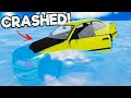 I CRASHED My Racecar into the OCEAN in Mon Bazou!