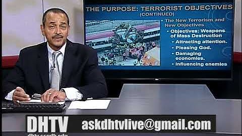 CJA446: TERRORISM & EXTREMISM Session 10