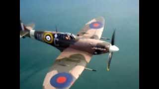 Spitfire over Folkestone
