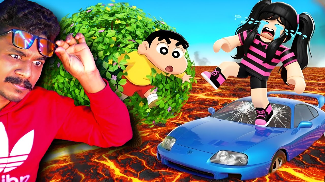 ROBLOX FLOOR IS LAVA CHALLANGE 😂🔥 