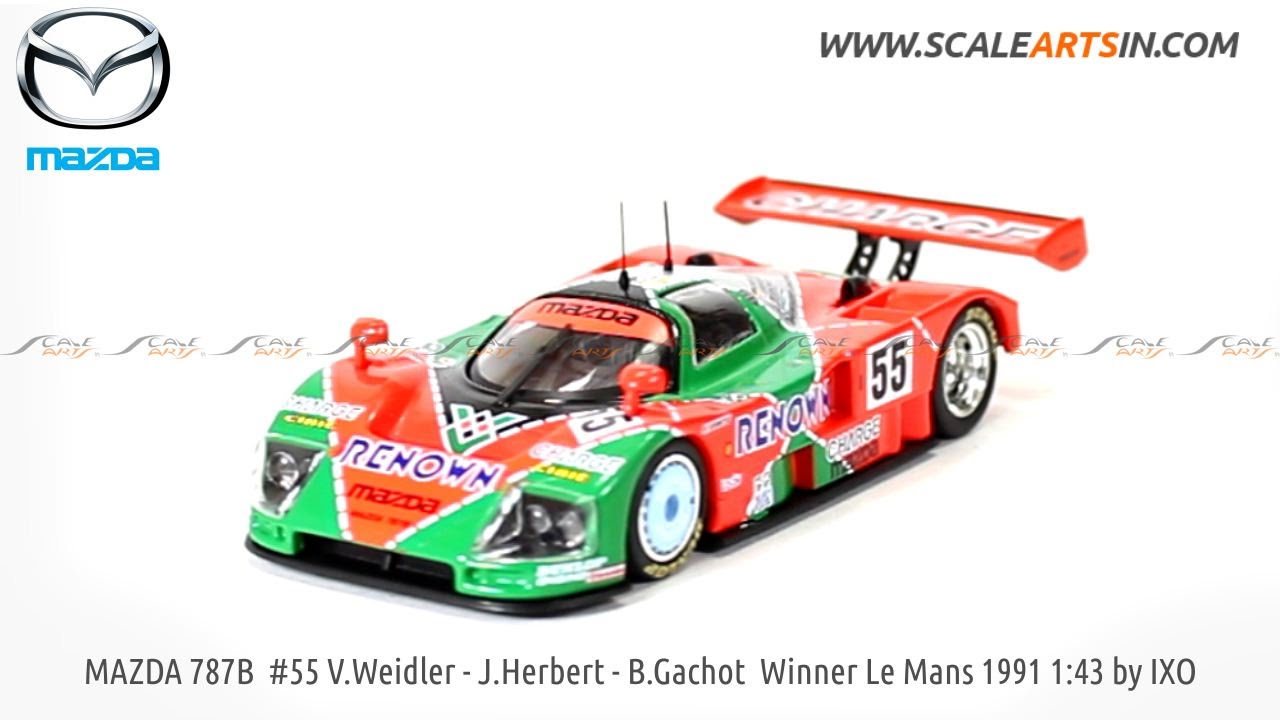 Mazda 787B #55 V Weilder - J Herbert - B Gachot Winner Le Mans