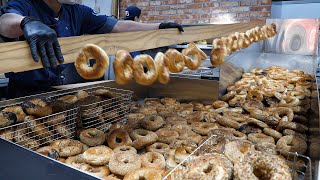 Made in the traditional Jewish way! 100yearold world's top 3 Montreal bagels / Korean street food