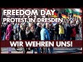 Freedom Day: Protest in Dresden