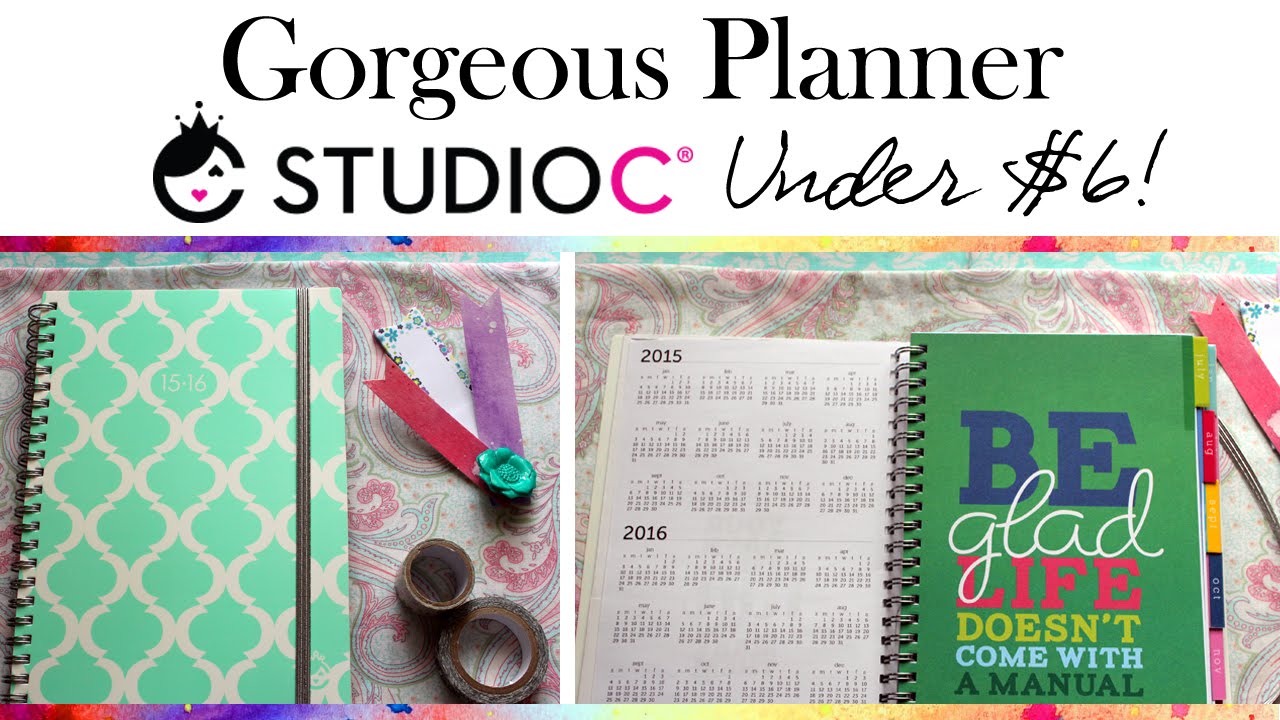 Gorgeous Planner Under 10 Studio C Pattern Play Collection Youtube