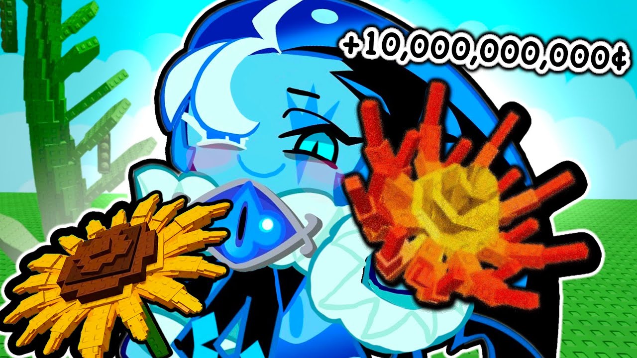 Shadow milk cookie in Grow a garden?! PART 2 [ANIMATION] GROW A GARDEN X COOKIE RUN KINGDOM