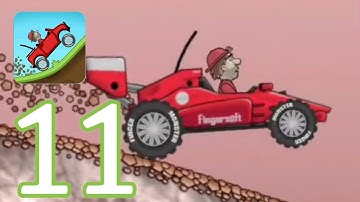HILL CLIMB RACING - Gameplay Walkthrough Part 11 - RACE CAR (iOS, Android)