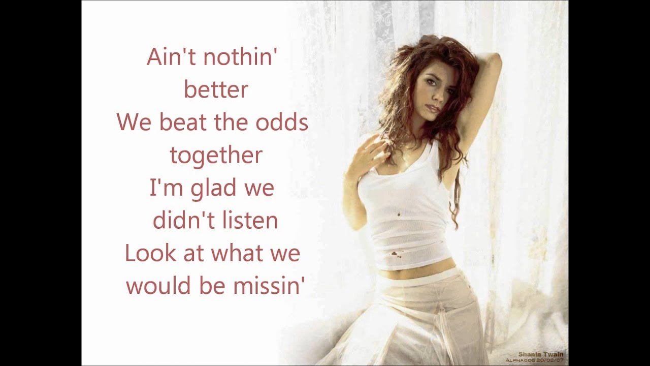 youtube shania twain you re still the one