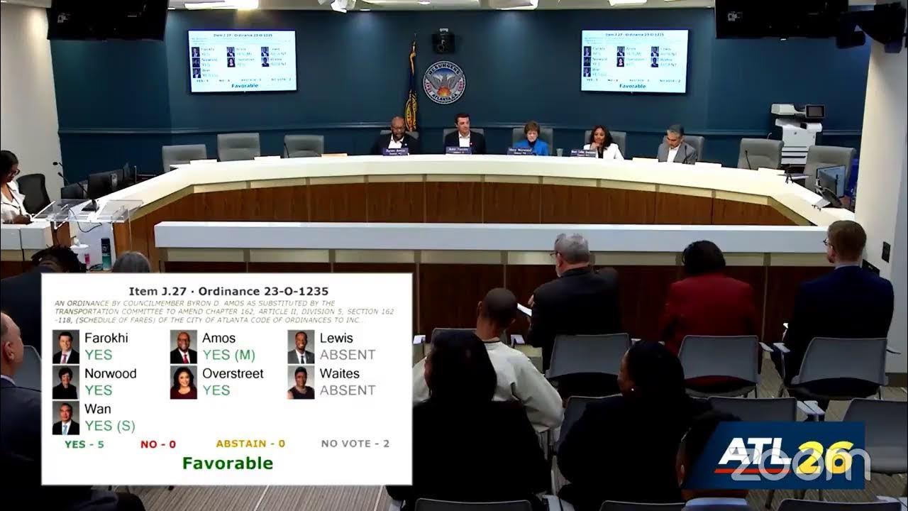 #Atlanta City Council Transportation Committee Meeting: May 24, 2023 # ...