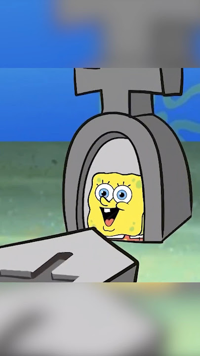 SpongeBob SquarePants has only just died, only to be replaced by a robot baby. #nickelodeon  #funny