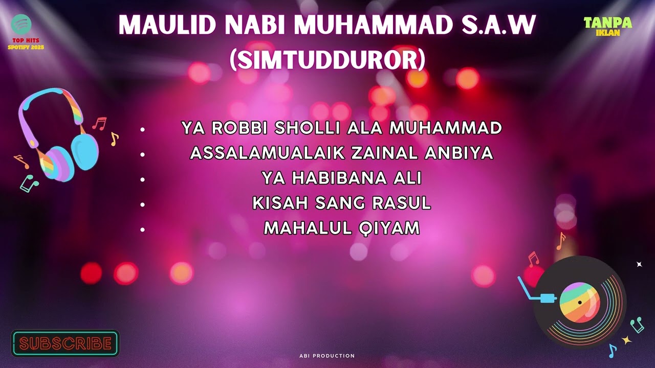 MAULID NABI MUHAMMAD S.A.W (SIMTUDDUROR) // MUNSYID // OUM STUDIO.