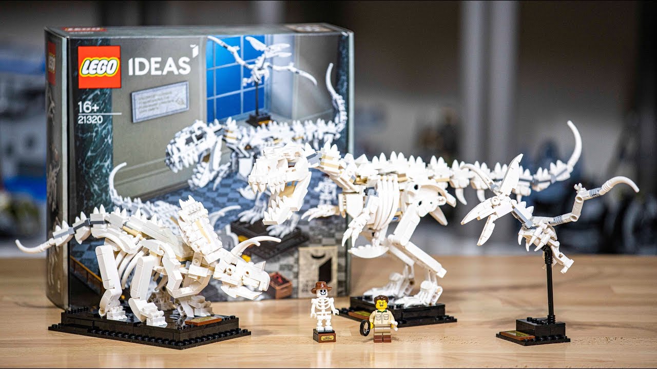 LEGO IDEAS Dinosaur Fossils Review - 21320 - YouTube