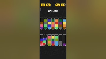 Water sort puzzle level 1237