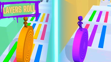 Layers Roll 3D 🤩😻 All Levels, Gameplay Walkthrough Android,ios MAX LEVEL #1