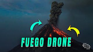 Eruption of Fuego Volcano Captured by Drone