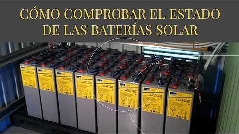 ¿Cómo puedo comprobar el estado de mi batería solar?