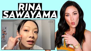 Reacting to John Wick Star Rina Sawayamas Skincare Routine | Susan Yara