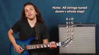 motley crue guitar lesson- in the style of mick mars