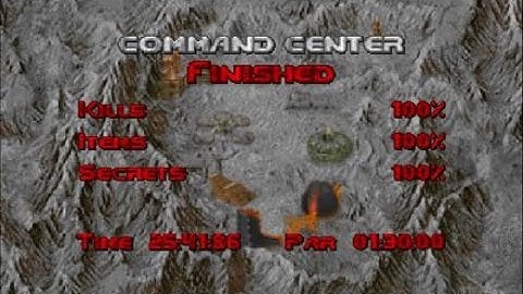 DOOM 100% walkthrough E2M5 command center