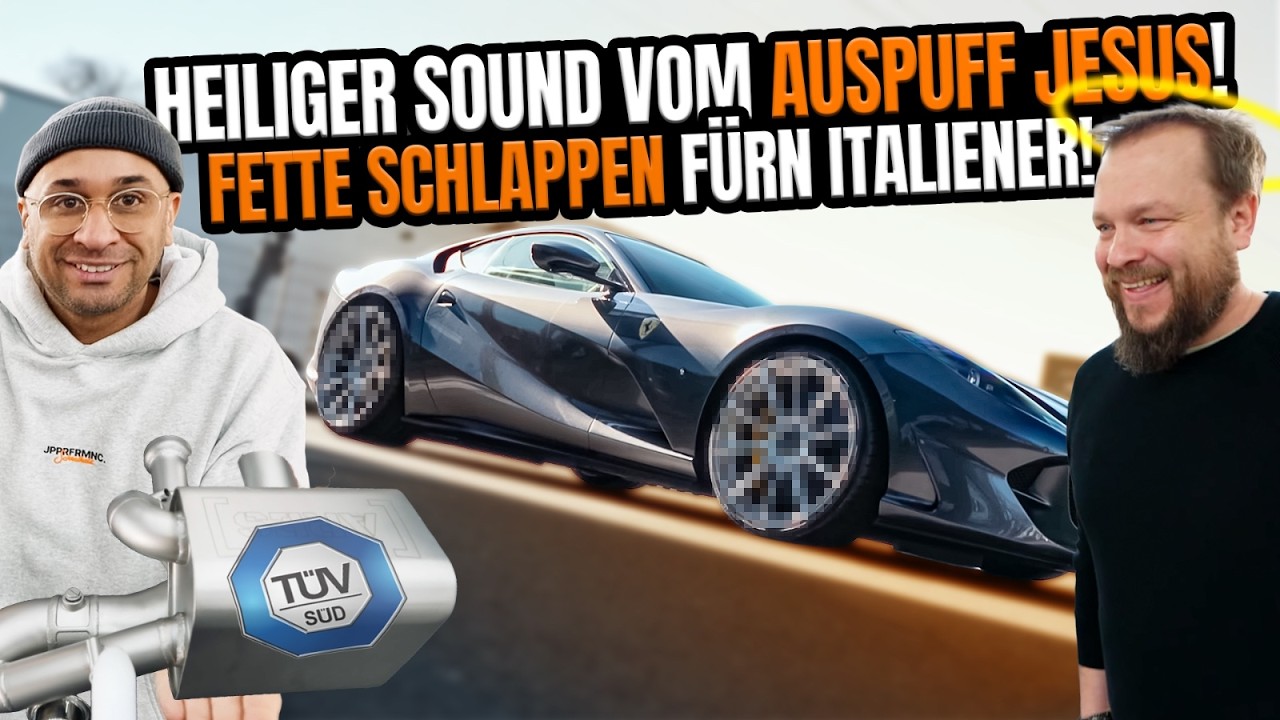 JP Performance - Heiliger Sound vom Auspuff-Jesus! Fette Schlappen fürn Italiener! | Ferrari 812