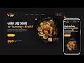 Create a Restaurant/Food Website Using HTML & CSS | Step-by-Step Responsive Tutorial
