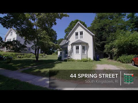 44 Spring Street, South Kingstown, RI home video tour