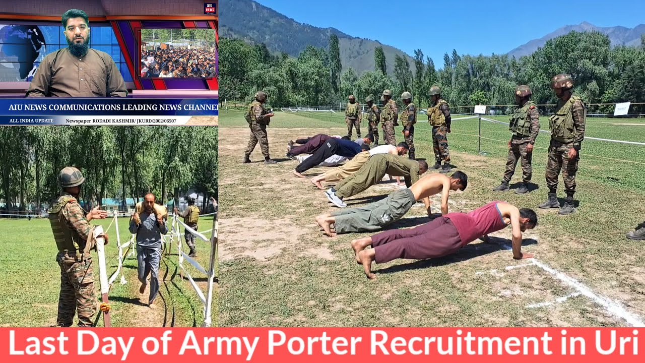 Last Day of Army Porter Recruitment in Uri