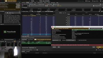 How To Place Straddles Orders In ThinkorSwim