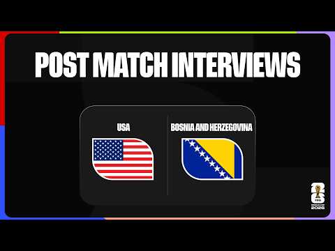Post-Match Player Interviews: USA 2-0 Bosnia And Herzegovina