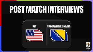 Post-Match Player Interviews: USA 2-0 Bosnia And Herzegovina