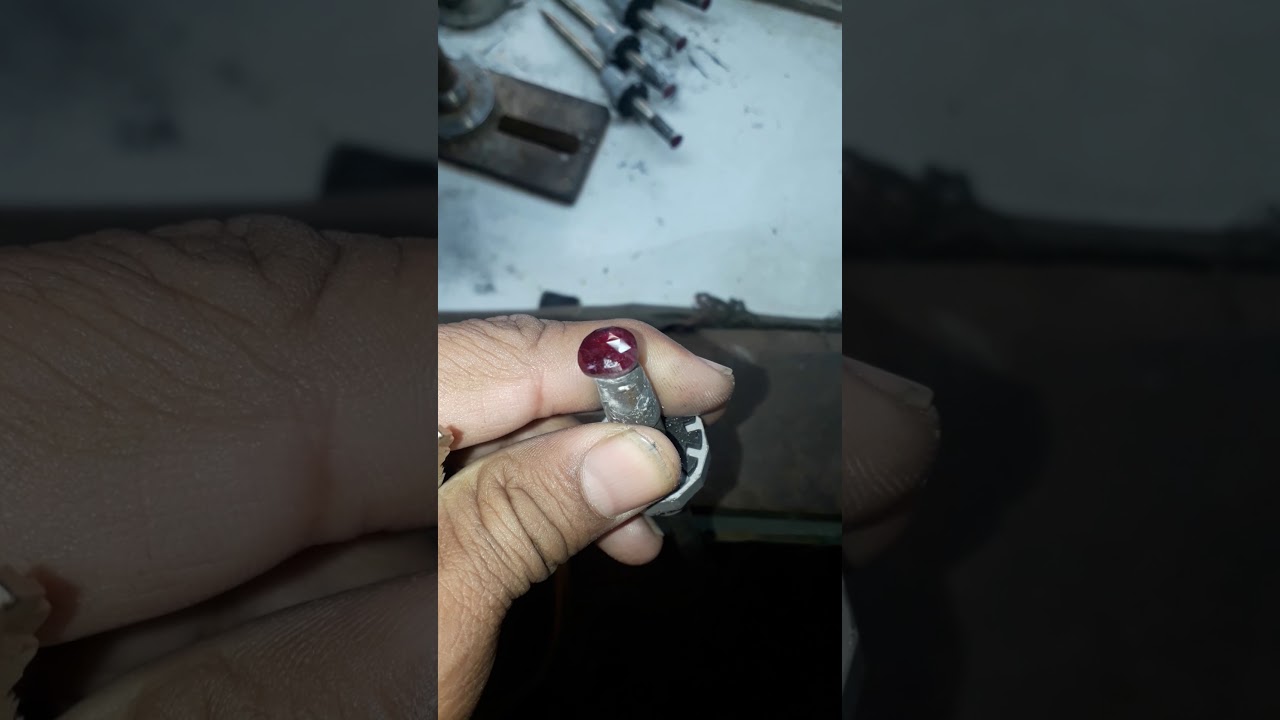 Ruby gem stone - YouTube